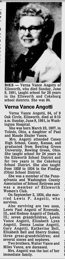 Verna Vance Angotti